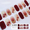 UV semicured nail stickers