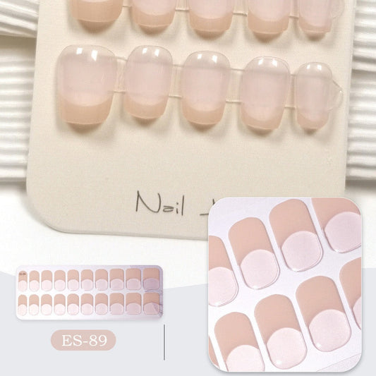 Semicured UV gel nail sticker kit ES-89