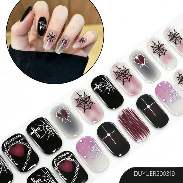 Semi-cured nail sticker ER200319