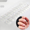 Semicured UV gel nail sticker kit