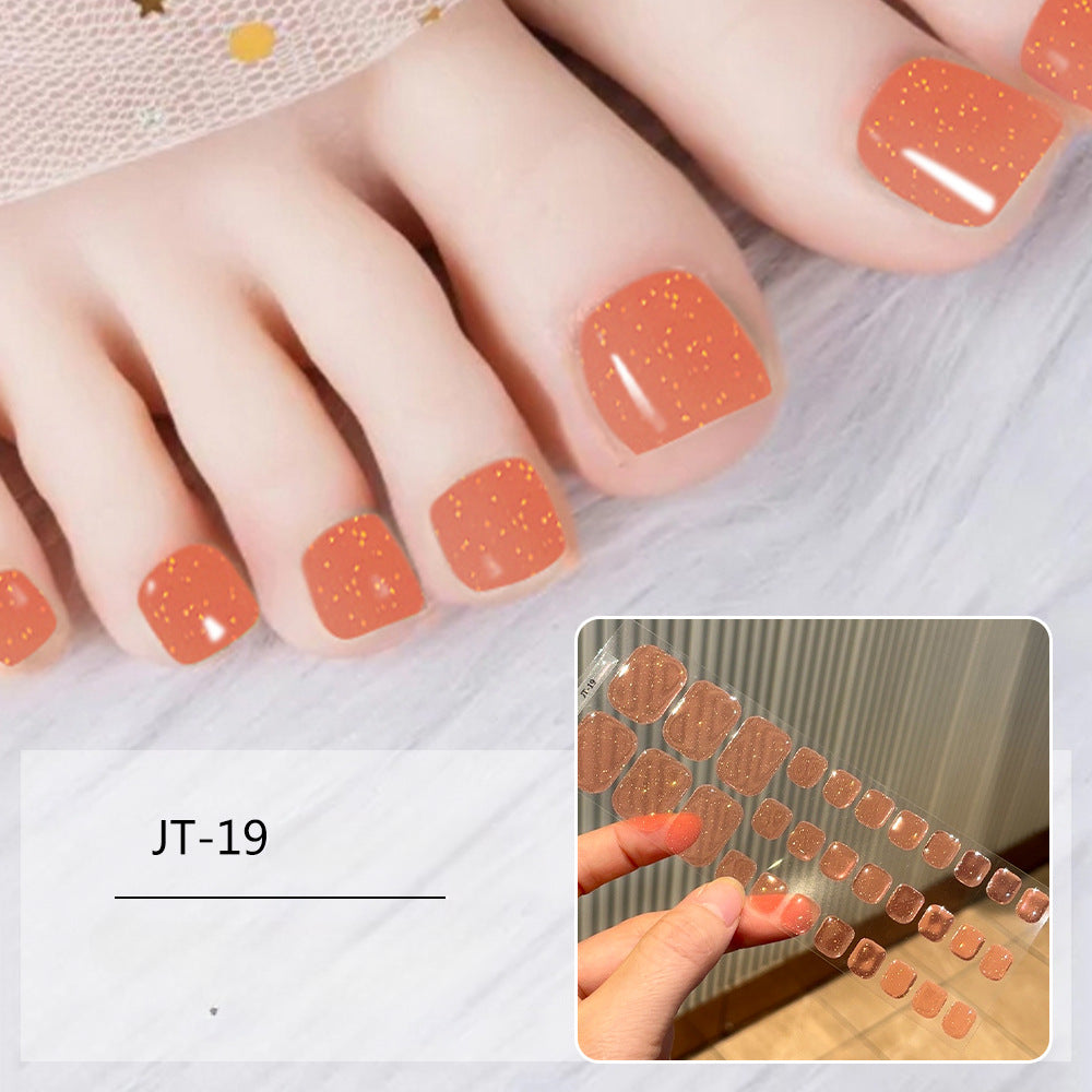 Pedicure Gel Nail Strips JT-19