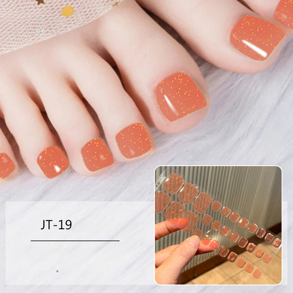 Bandes de vernis gel pour pédicure JT-19