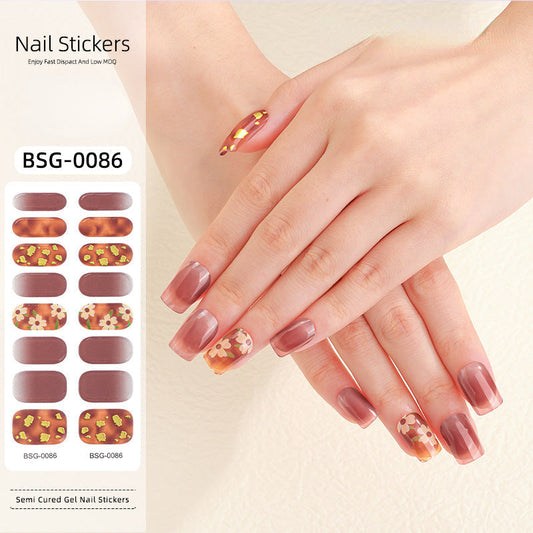 Salon-Quality Gel Nails Strips BSG-0086