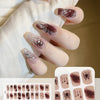 2026 New Christmas Gel Nail Sticker Lighting Harden Semi-Curing Nail Sticker