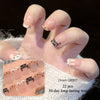 Semi-cured gel uv strips short nails 100DT