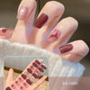 2026 New Christmas Gel Nail Sticker Lighting Harden Semi-Curing Nail Sticker
