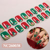 Christmas gel UV semi-cured nail sticker