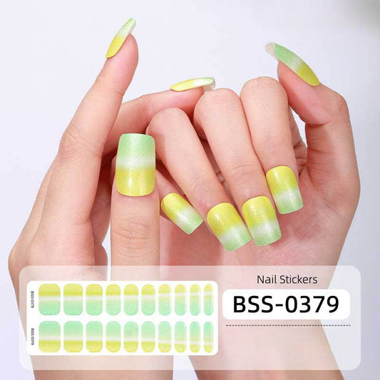 Semicured UV gel nail sticker kit BSS-0379