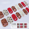 UV semicured nail stickers