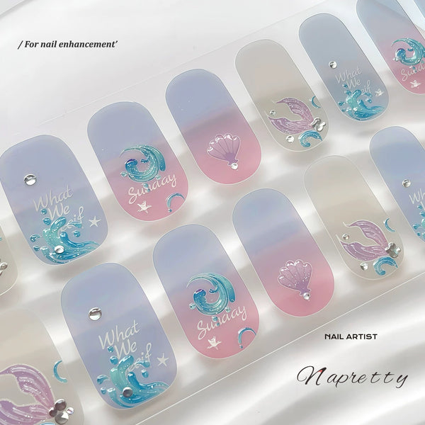 [UV-Free] 3D Nail Wrap