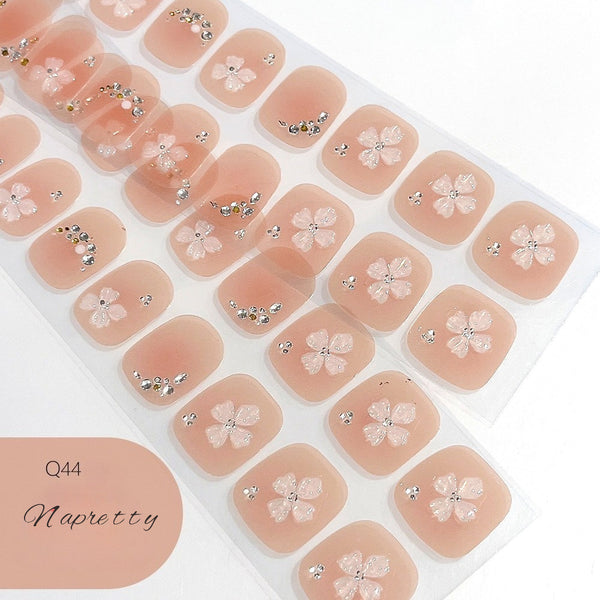 UV Free 5D Gel Nail Art Sticker Q39
