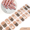 2026 New Christmas Gel Nail Sticker Lighting Harden Semi-Curing Nail Sticker