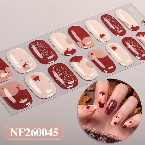 Semi-Cure Gel Nail Sticker NF260045