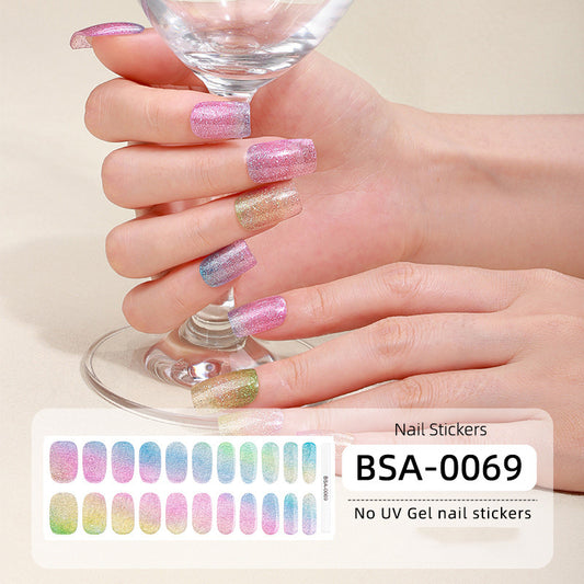 Gel nail sticker kit(NO LED Light needed)