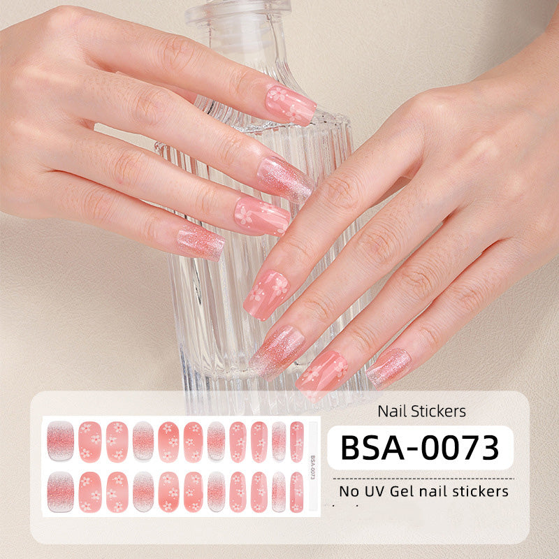 Semicured UV gel nail sticker kit BSA-0073