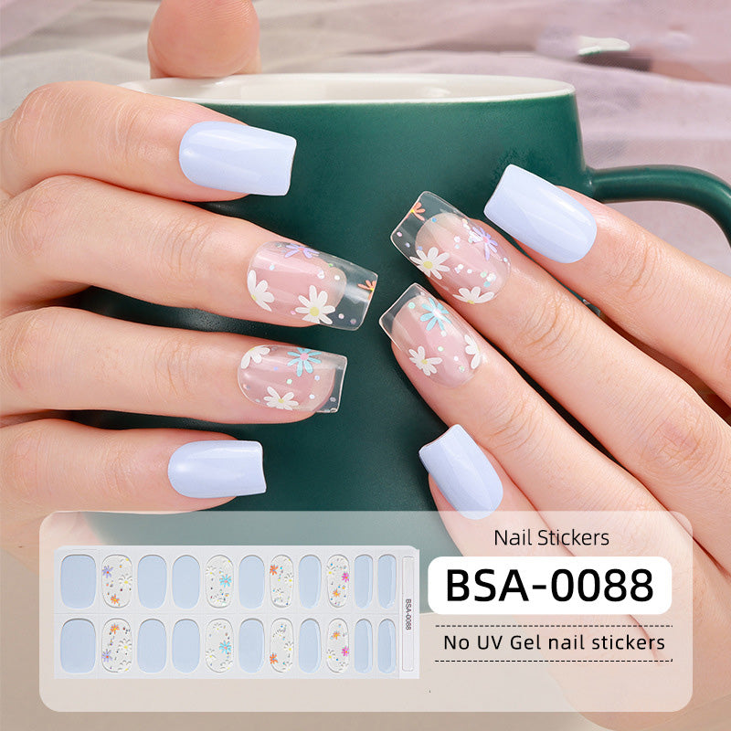 Gel nail sticker kit(NO LED Light needed)