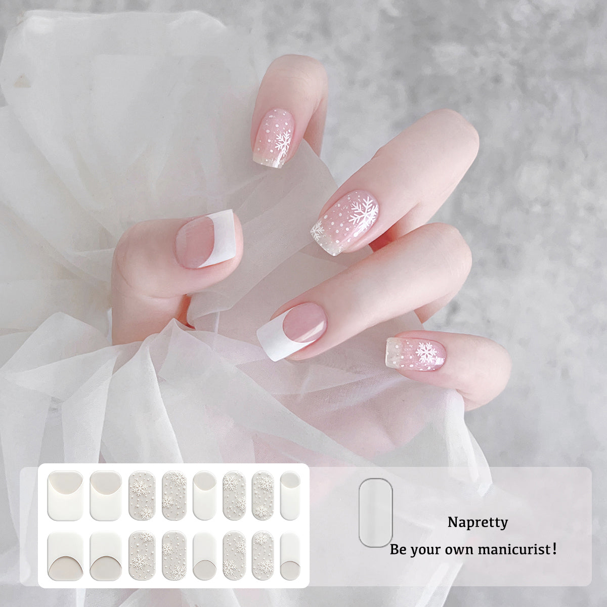 UV nail polish film semi-cured nail stickers BSS-0232