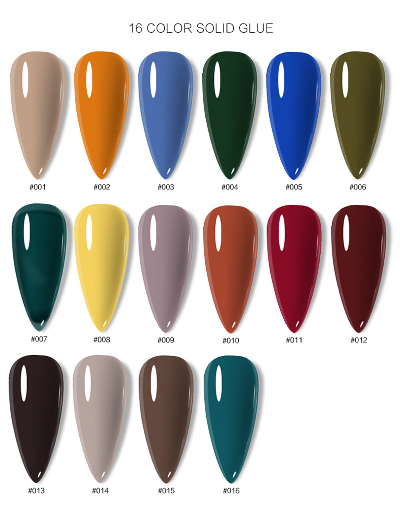 16 Colors Solid Nail Gel CL04