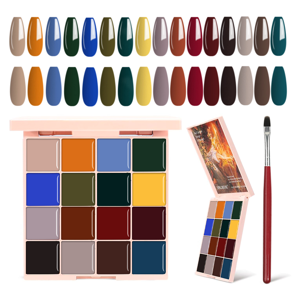 16 Colors Solid Nail Gel CL04