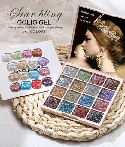 16 Colors Solid Nail Gel CL07