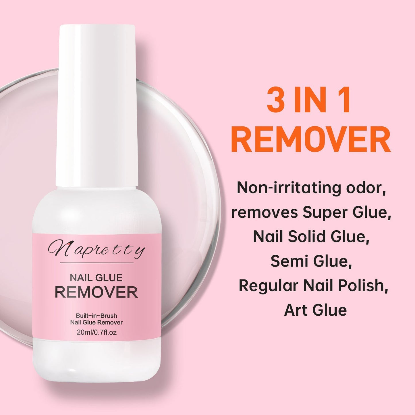 Nail Glue Remove Pen and Remove Press on Nails Glue