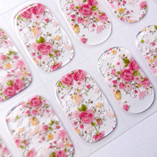 Hot Semicured UV gel nail sticker kit