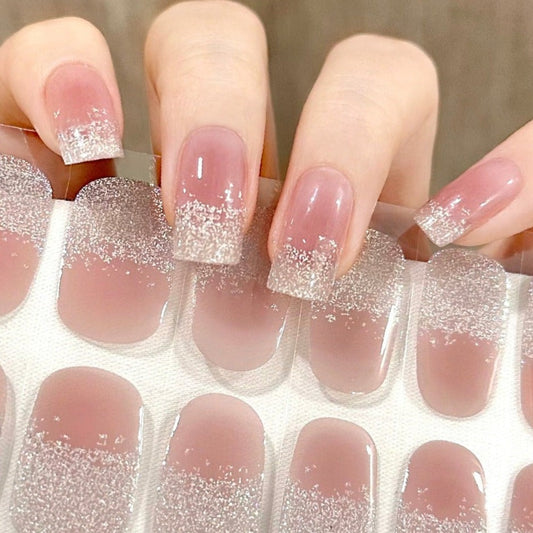 Hot Semicured UV gel nail sticker kit