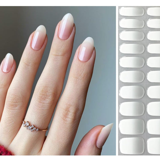 Hot Semicured UV gel nail sticker kit