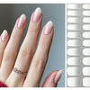 Hot Semicured UV gel nail sticker kit