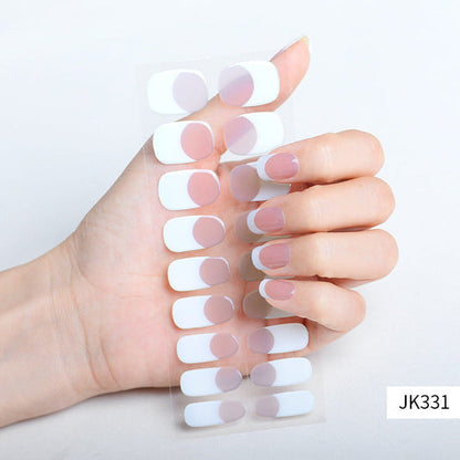 Hot Semicured UV gel nail sticker kit