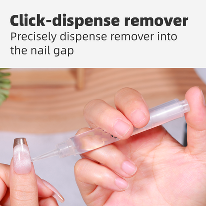 napretty Click & Remove Pen for Multi-functional 5ml Press on Nails Nail Glue