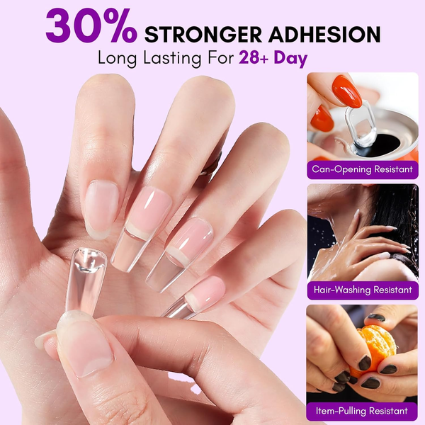 15g/8g Solid Nail Tips Gel For Press On False Nail Tips