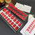 Black Red Ombre|32 Pcs Soft Gel Press-On Nails Real Gel Nail Extensions
