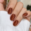 Brown Cat Eye|32 Pcs Soft Gel Press-On Nails Real Gel Nail Extensions