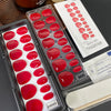 Red Oval|32 Pcs Soft Gel Press-On Nails Real Gel Nail Extensions