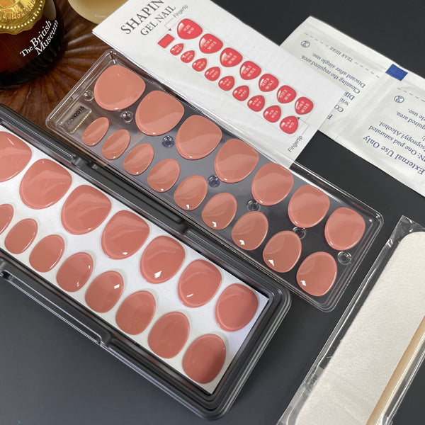 Dusty terracotta|32 Pcs Soft Gel Press-On Nails Real Gel Nail Extensions