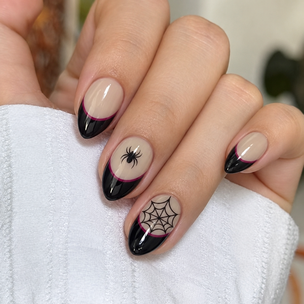 Halloween Oval|32 Pcs Soft Gel Press-On Nails Real Gel Nail Extensions