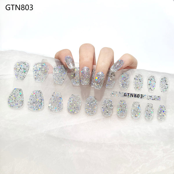 Semicured Gel Extensions