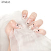 Semi-curing gel nail extensions