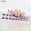 Semi-curing gel nail extensions