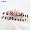Semi-curing gel nail extensions