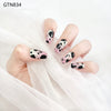 Semi-curing gel nail extensions