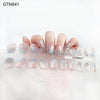 Semi-curing gel nail extensions