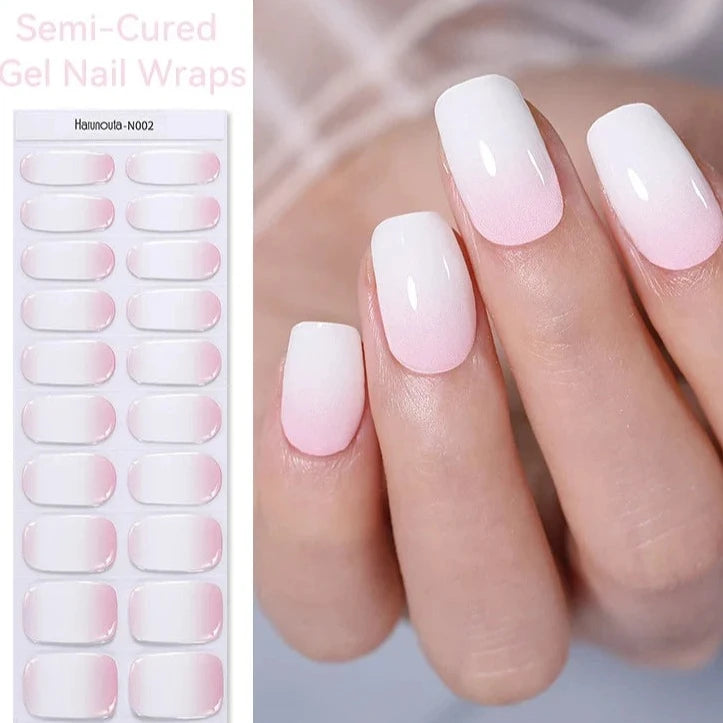 Semi-cured Gel Nail Wraps N002