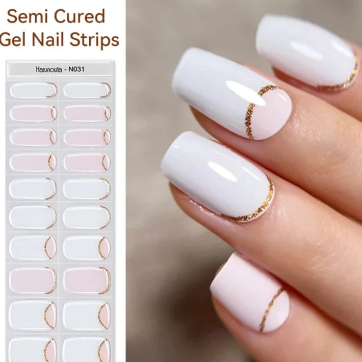 Semi-cured Gel Nail Wraps N031