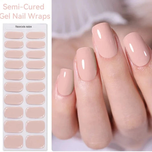 Semi-cured Gel Nail Wraps N005