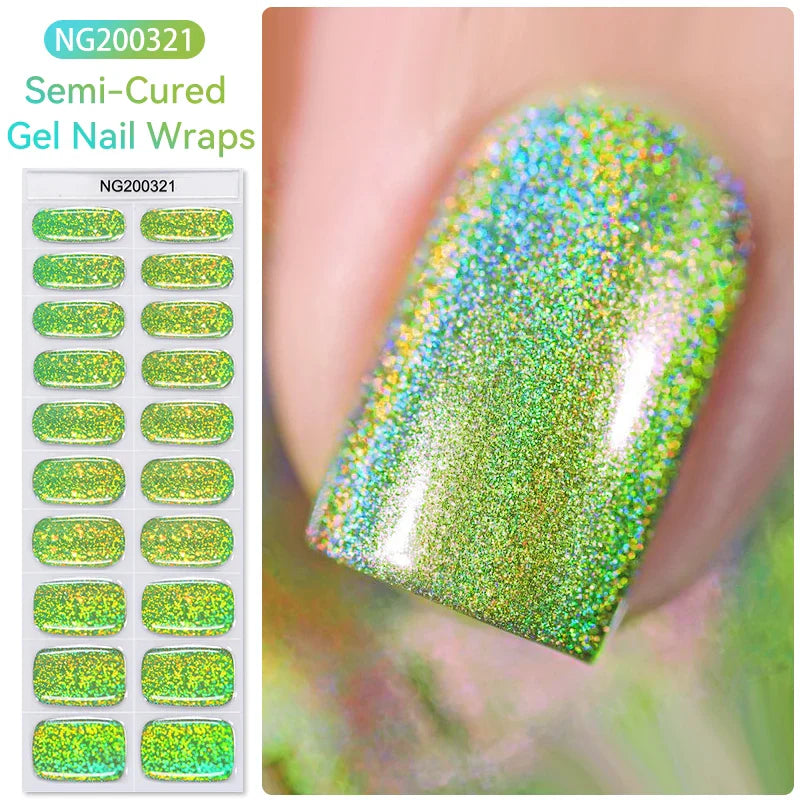 Semi-cured Gel Nail Wraps 321