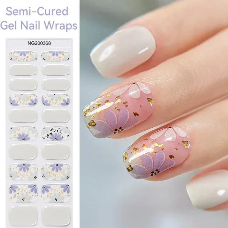 Semi-cured Gel Nail Wraps 200368