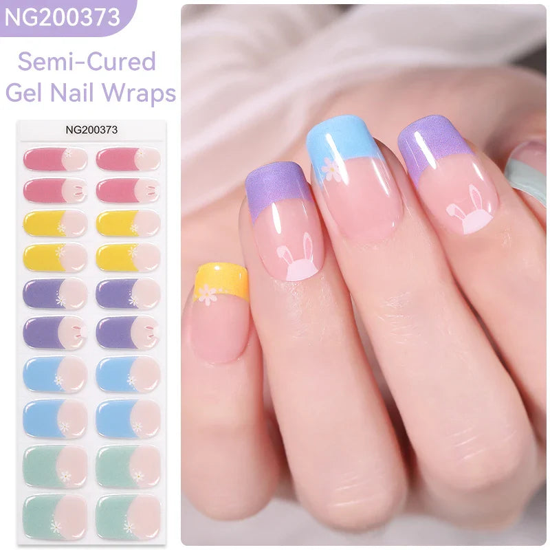 Semi-cured Gel Nail Wraps 200373