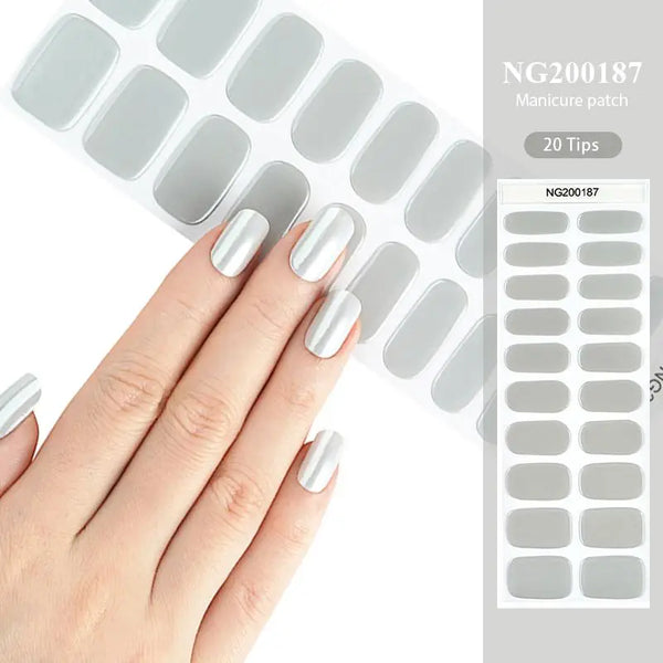 Semi-cured Gel Nail Wraps 187
